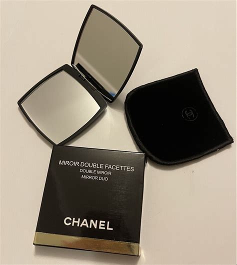 mirror double facettes chanel|chanel hand held mirror.